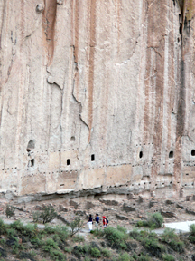 Cliff Dwellings at Bandelier National Monument (photo credit: Sally King, National Park Service)